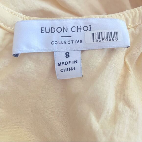 Eudon Choi Collective Belted Tier Dress Size 8 - Picture 9 of 10